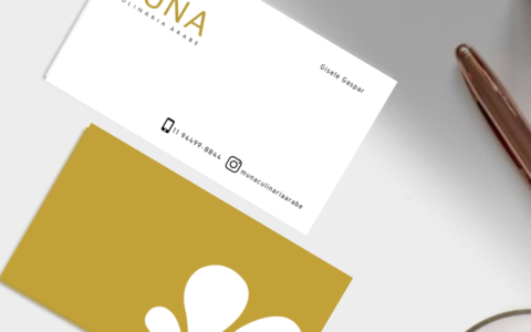 Cartão de visita Muna Culinária Árabe