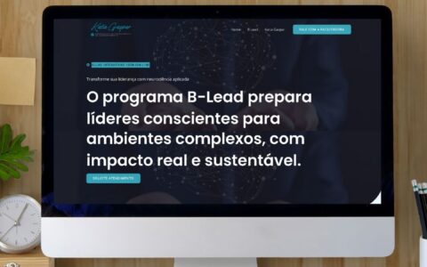 Landing page Liderança e Neurociência